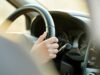 Autofahrerin im Auto